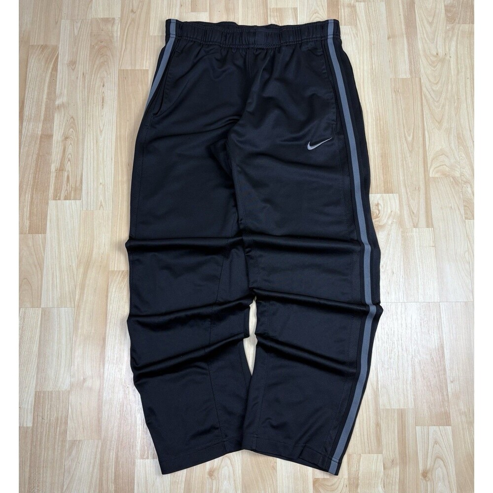 Men’s Y2K Nike Sweatpants / Track Pants / Black / Size Small